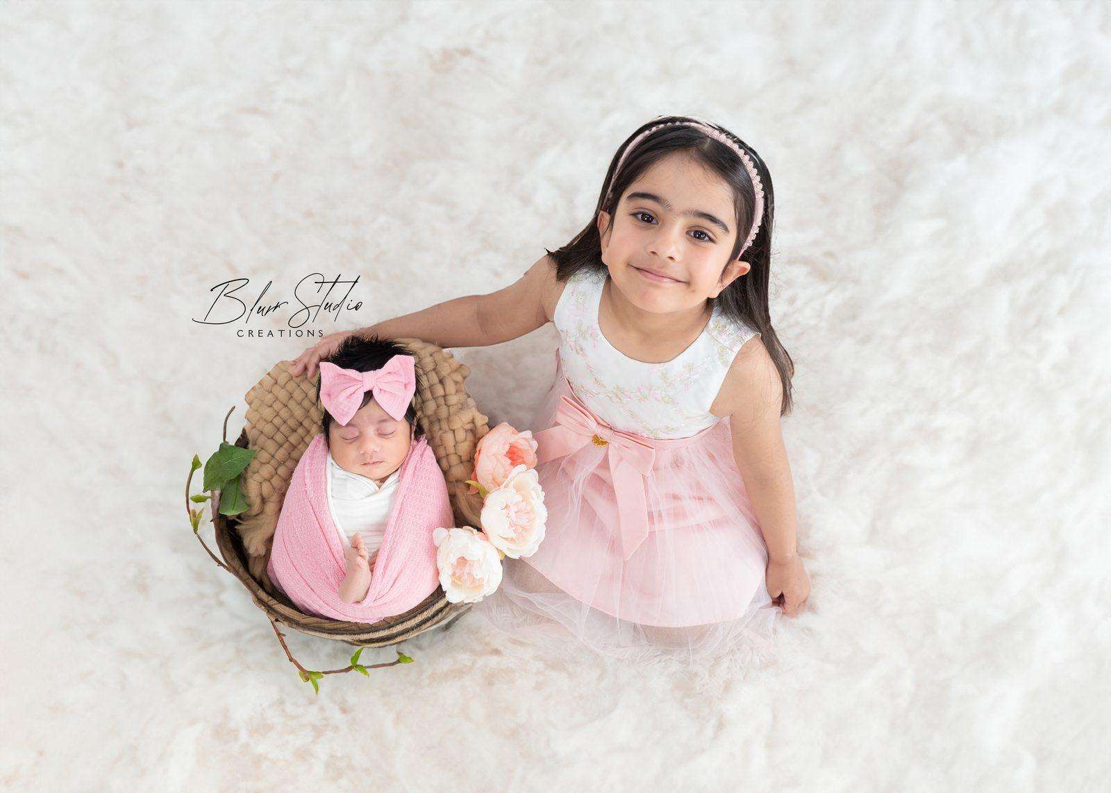 Newborn — big sister basket